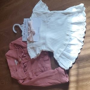 Tahari Girls 3 piece set size 18 month